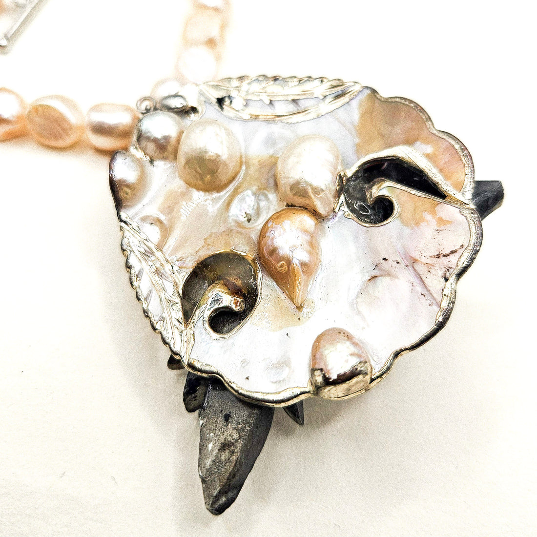 Flower Multi Pearl Necklace