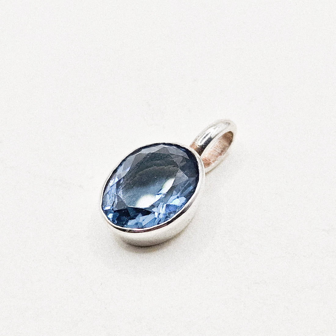 Topaz London Silver Pendant