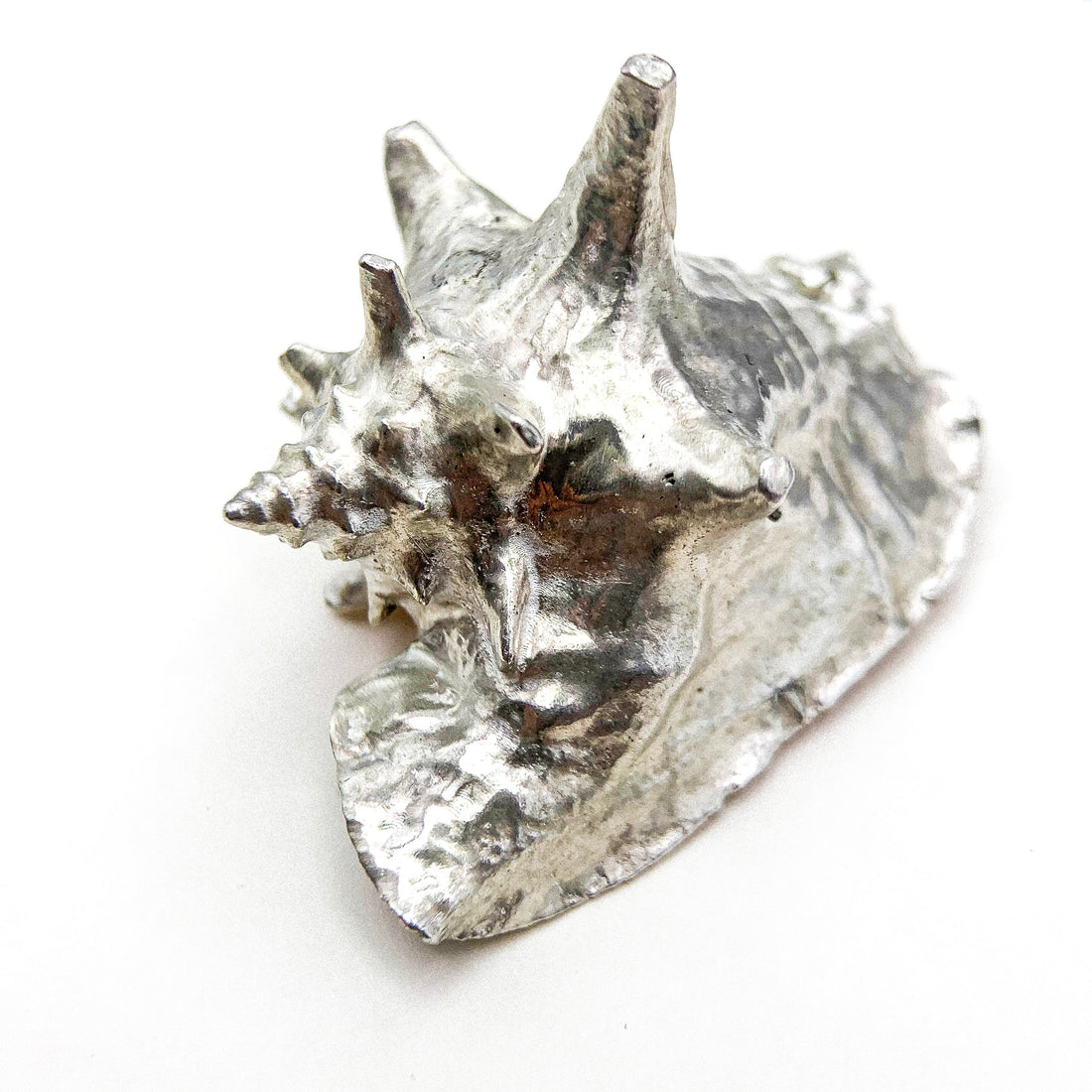 Sea Relic Shell Silver Pendant
