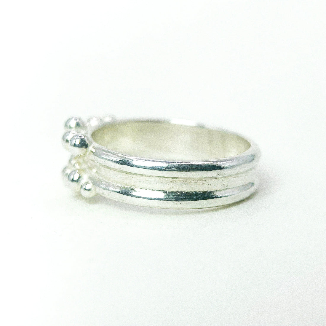Double Bubble Silver Ring