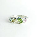 Color Gem Silver Ring