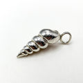 Conch Silver Pendant — detail view
