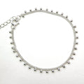 Thick Chain Multi Ball Silver Bracelets