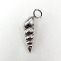 Conch Silver Pendant — detail view