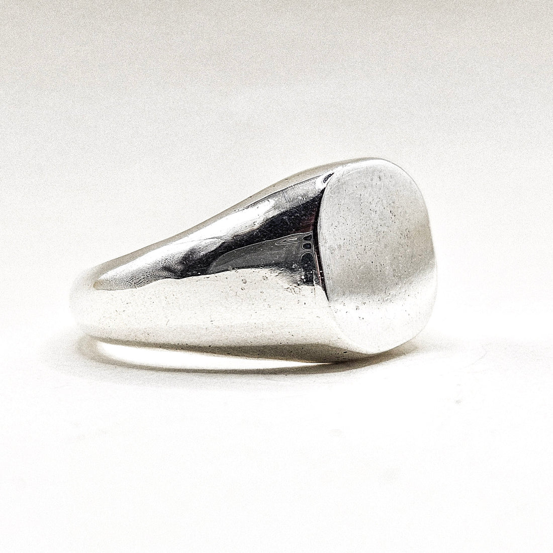 Square Signet Silver Ring