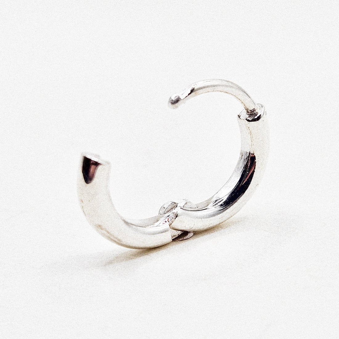 Simple Silver Hoop