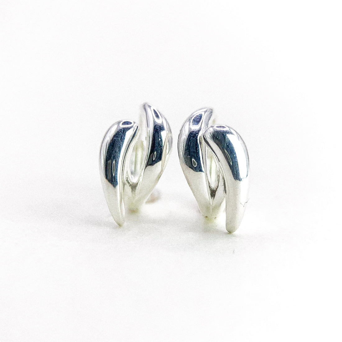 Double Cat Tail Silver Ep Ear Hoop