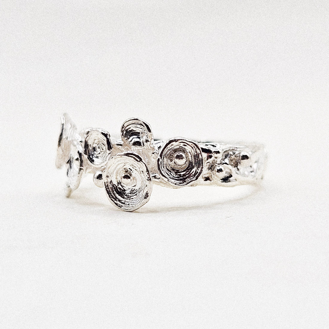 Rose Garden Silver Ring