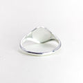 Signet Bird Silver Ring — detail view