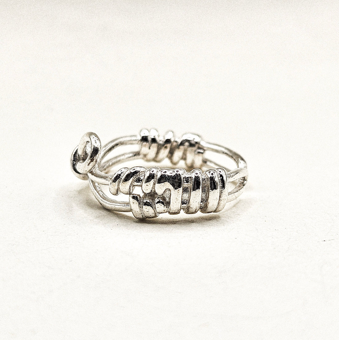 Open Bow Silver Ring