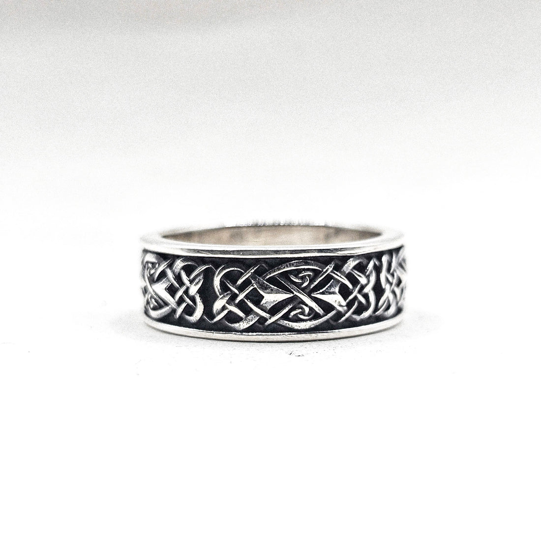 Heart Knot Silver Ring