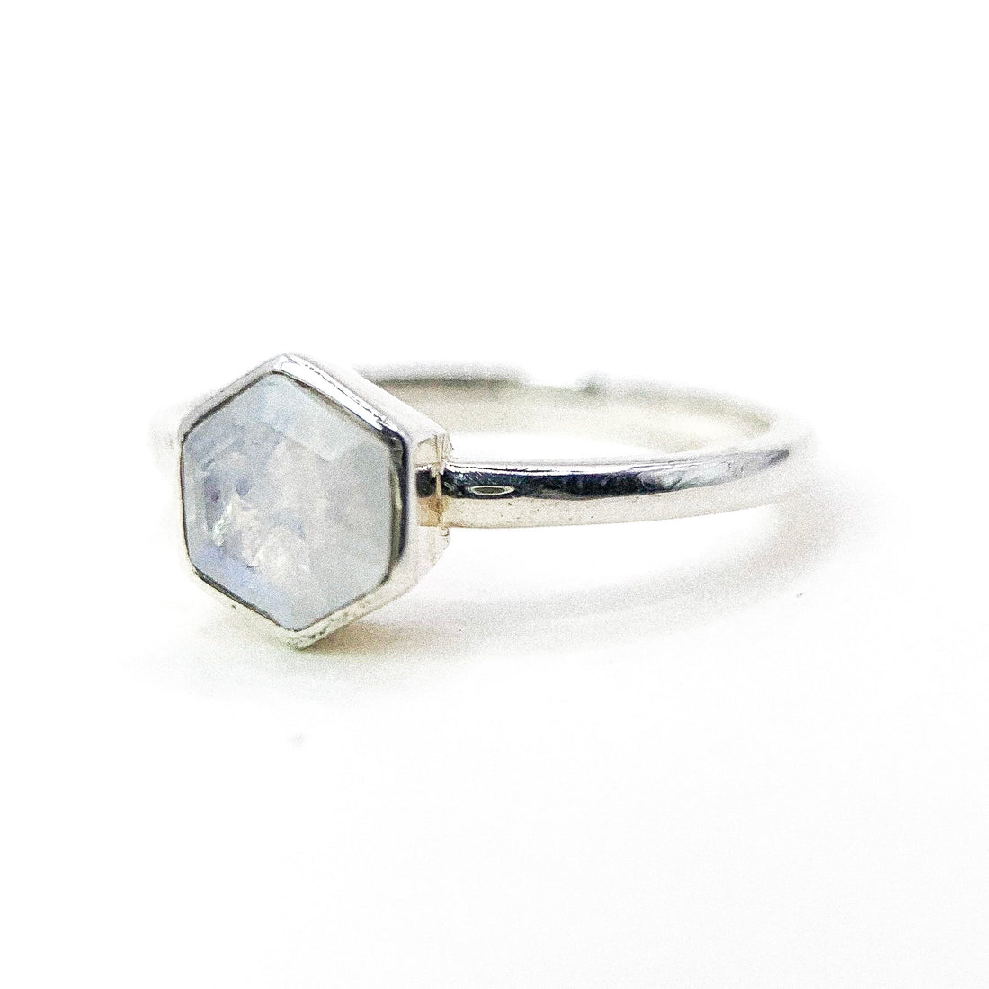 Moonstone Silver Ring