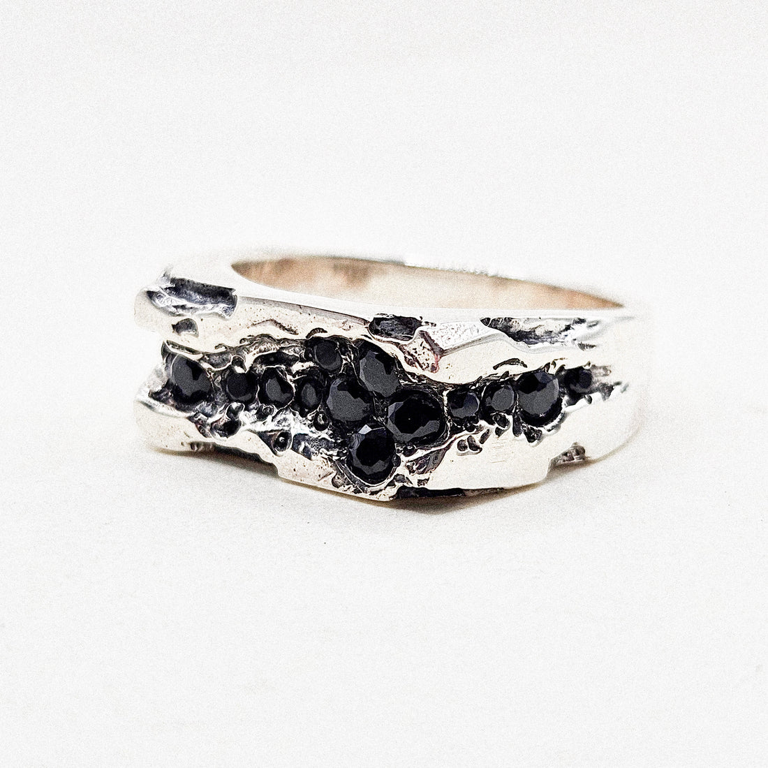 Raw Canyon Gem Silver Ring
