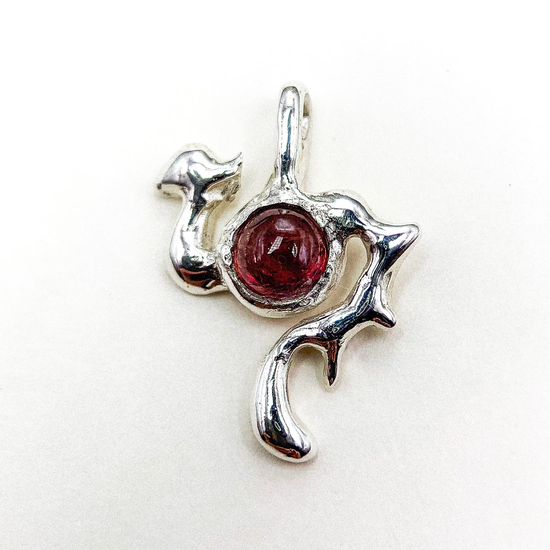 Tourmaline Silver Pendant