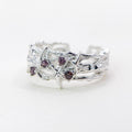 Branch Silver Ring — detail view