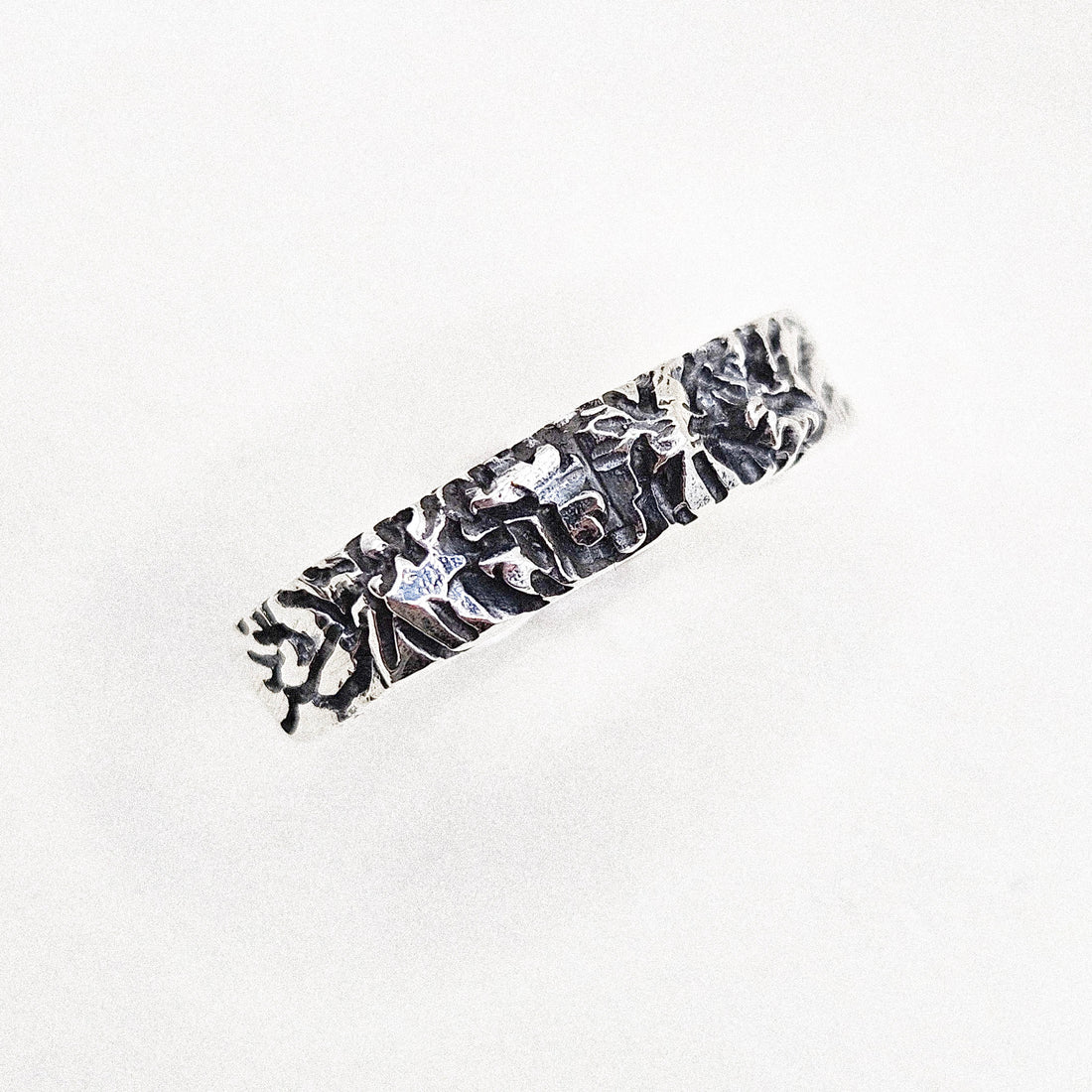 Scar Mark Silver Ring
