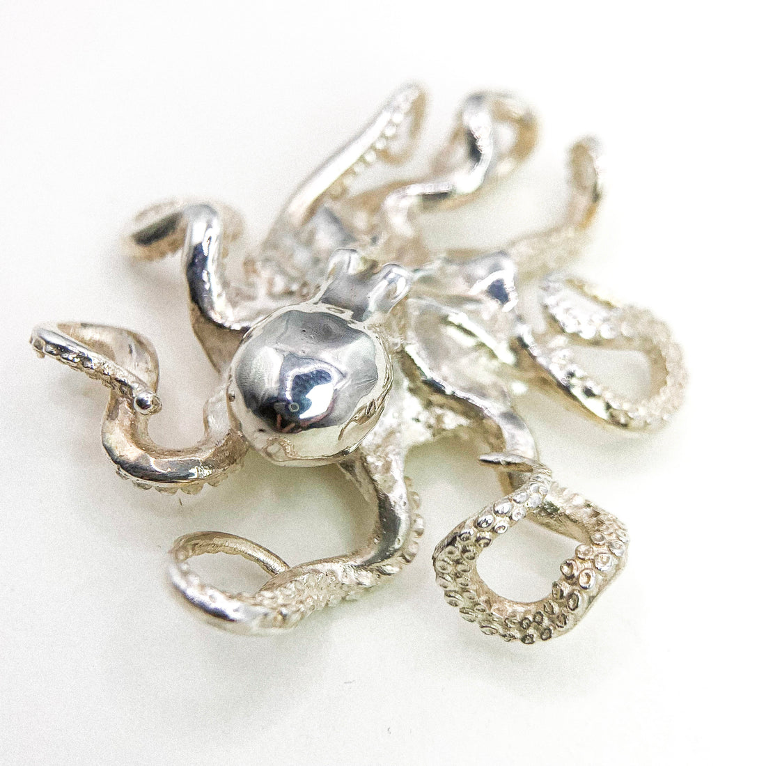 Kraken Silver Pendant