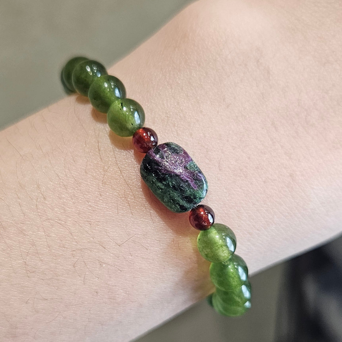Ruby Zoisite Harmony Bracelet