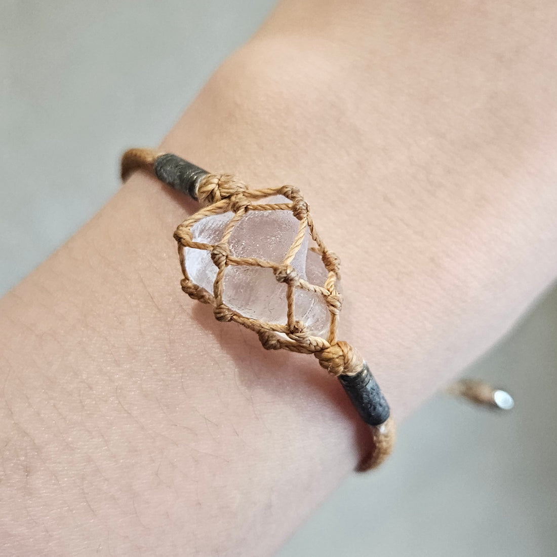 Raw Clear Quartz Bracelet