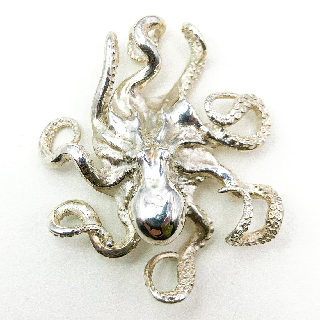 Kraken Silver Pendant