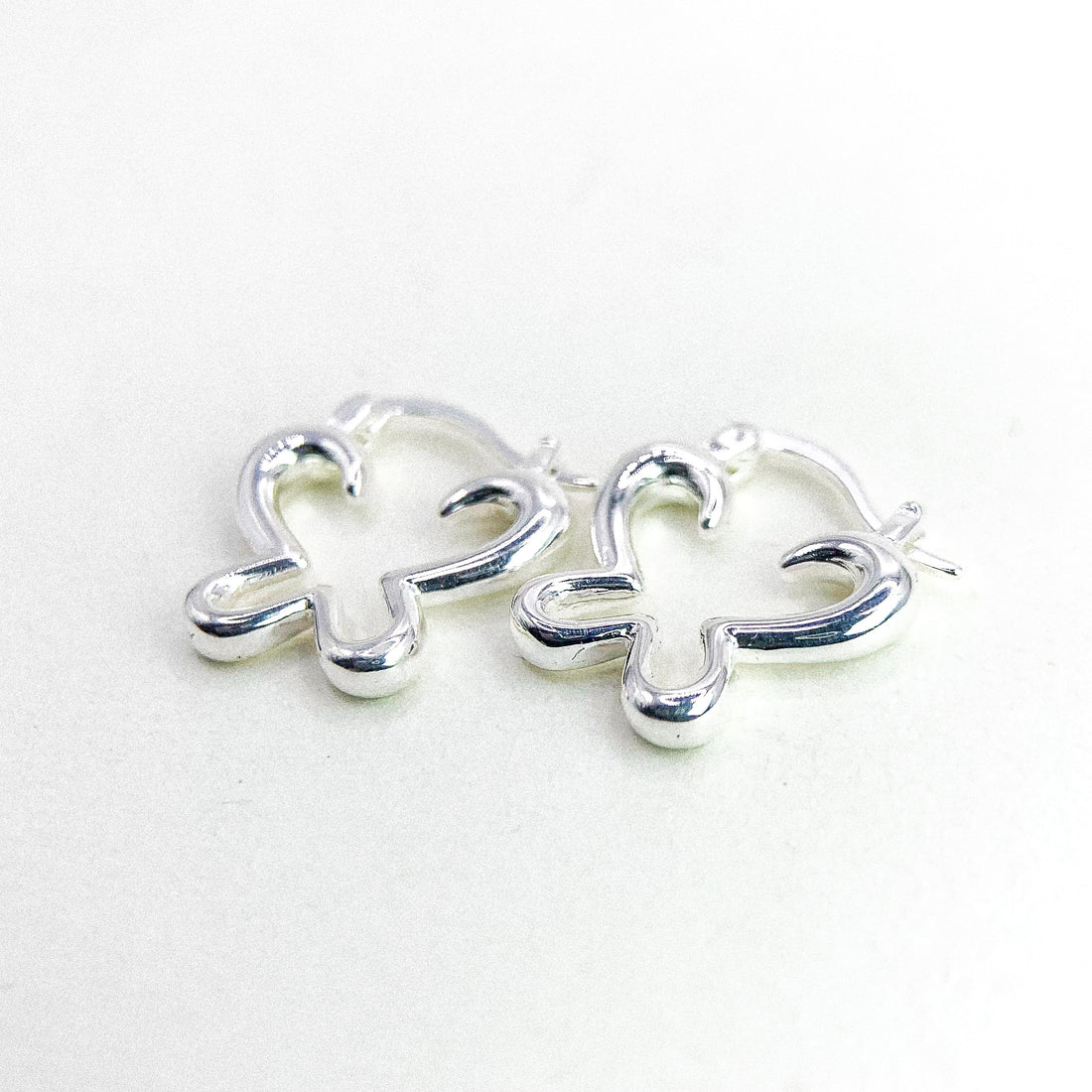 Butterfly Silver Ep Ear Hoop