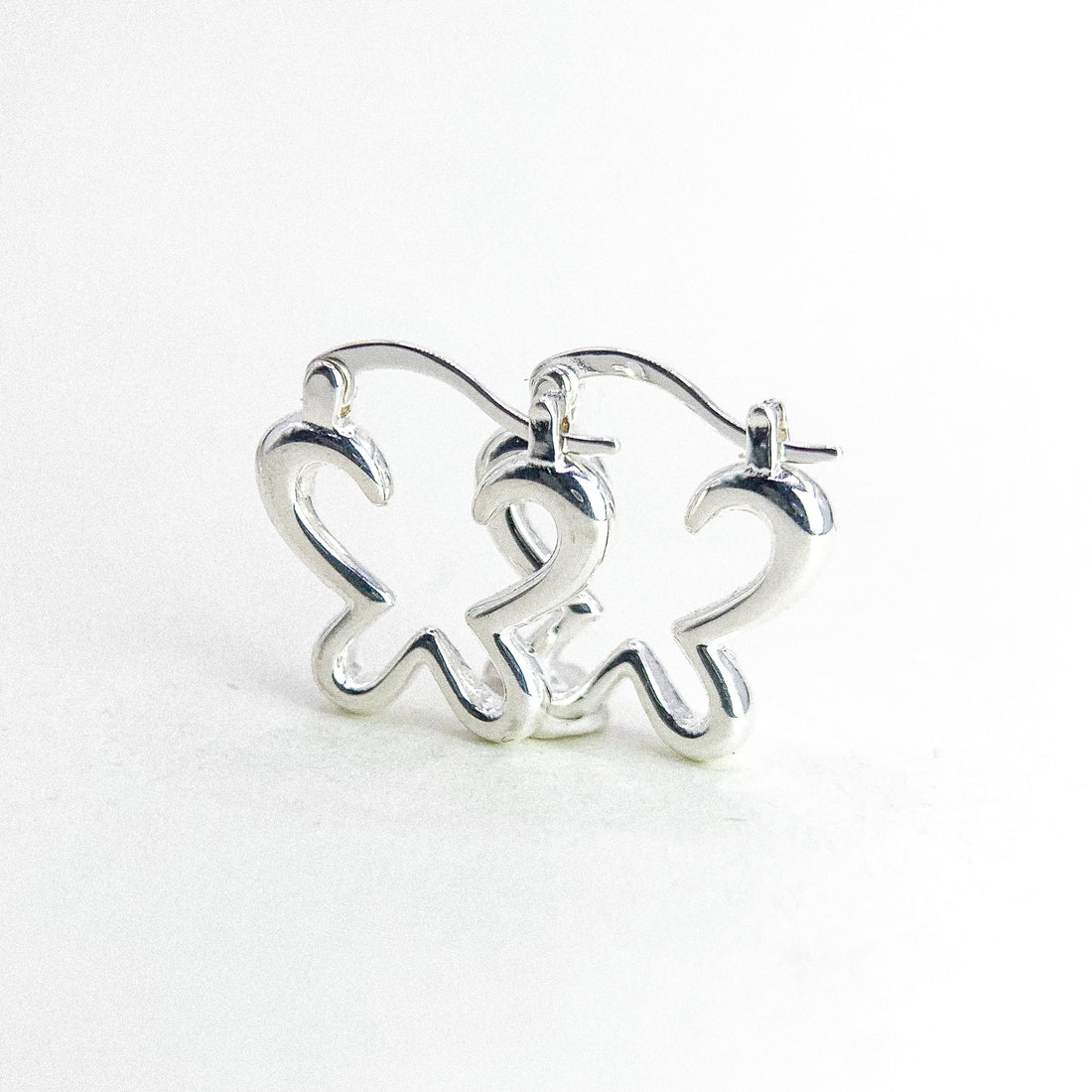 Butterfly Silver Ep Ear Hoop