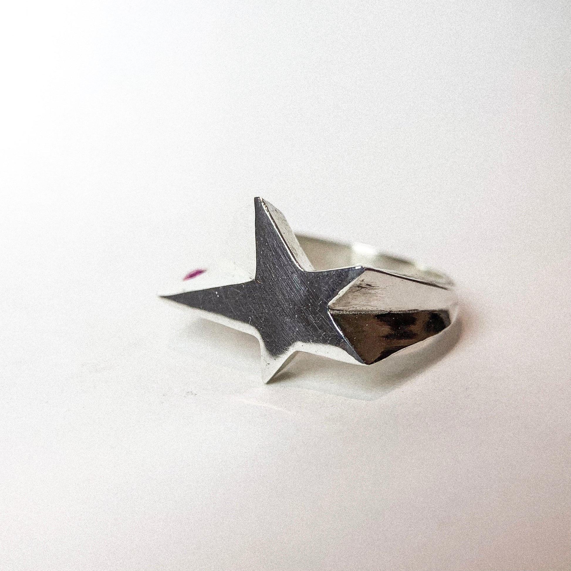 Rockstar Silver Ring — detail view