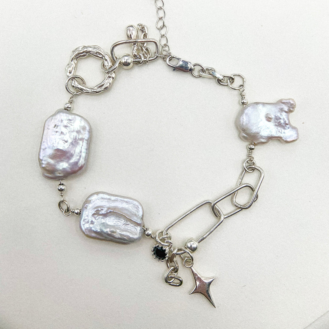 Pearl Silver Bracelet
