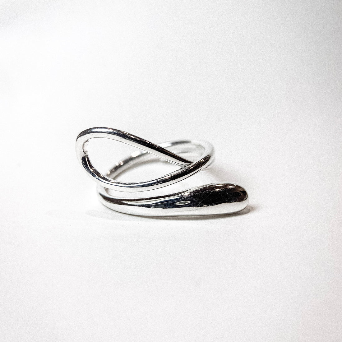 Open Knot Silver Ring