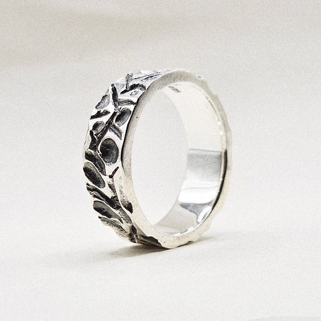 Fluid Chaos Silver Ring