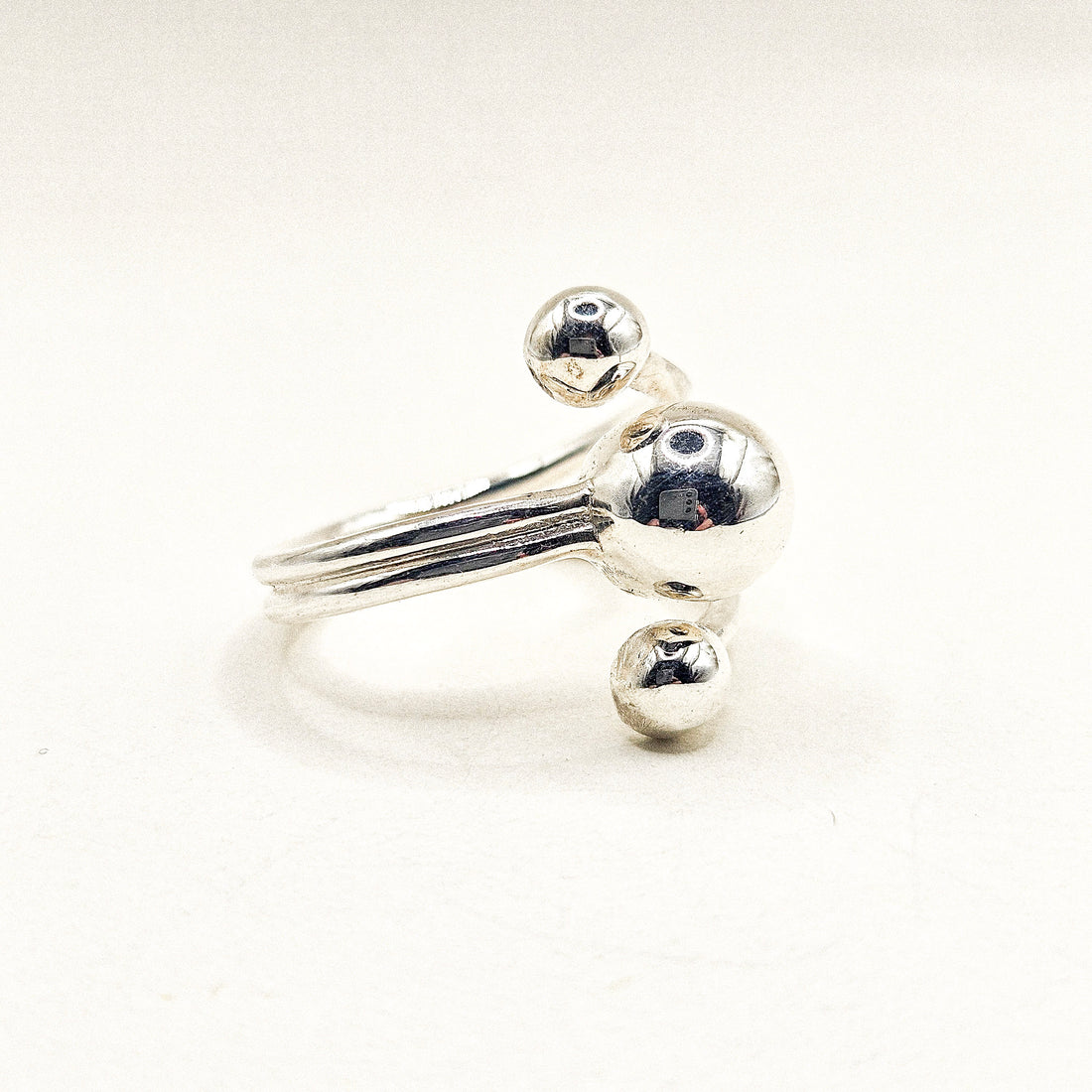 Big Ball Silver Ring