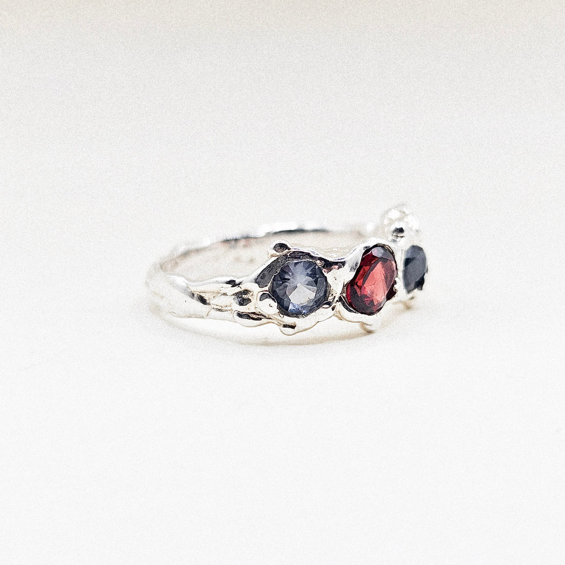 Color Gems Silver Ring