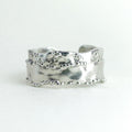 Open Textured Mini Ball Silver Ring