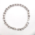 Big Double Link Silver Bracelet