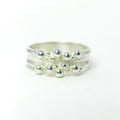 Double Bubble Silver Ring