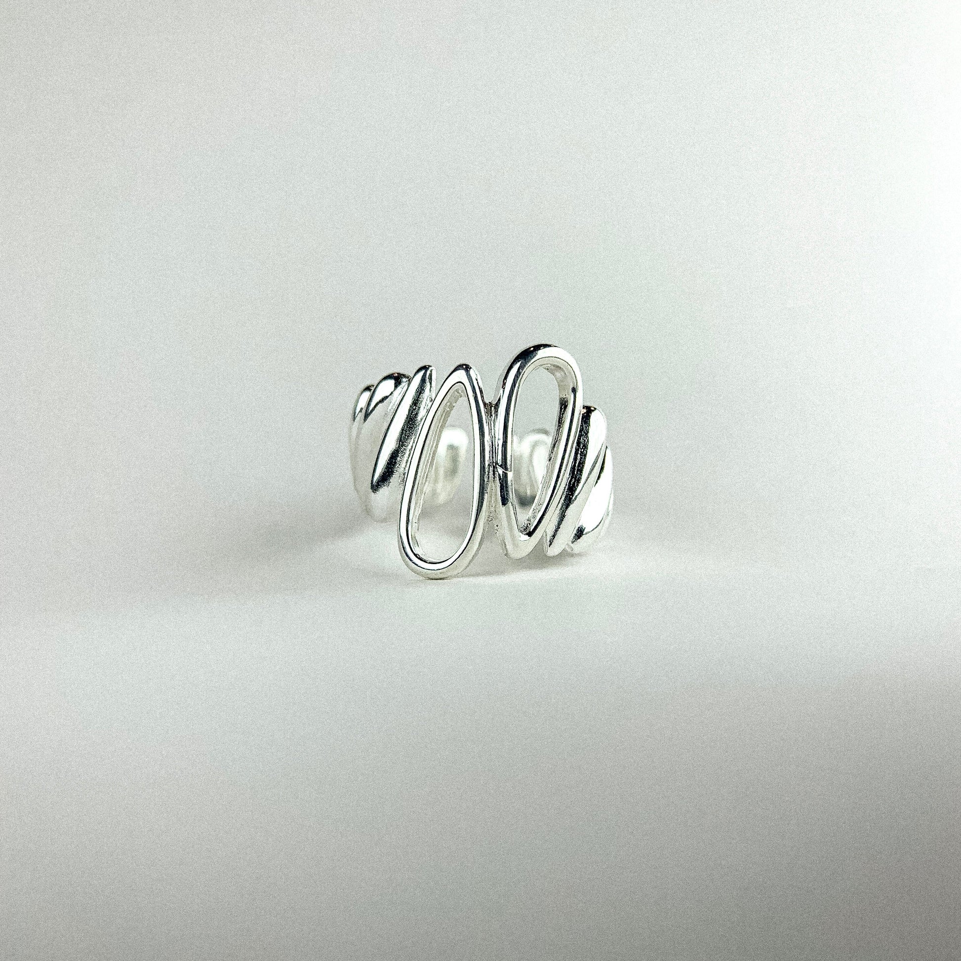 Sunflower Seed Silver Ring
