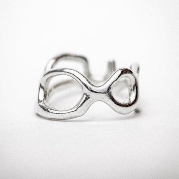 Silver Shaky Iv Ring