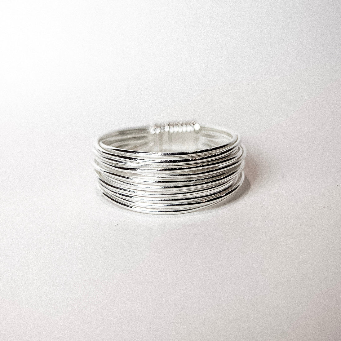 Multi Wire Silver Ring