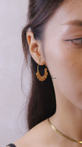 Circle Multi Ear Hook — Gold Plated — detail view