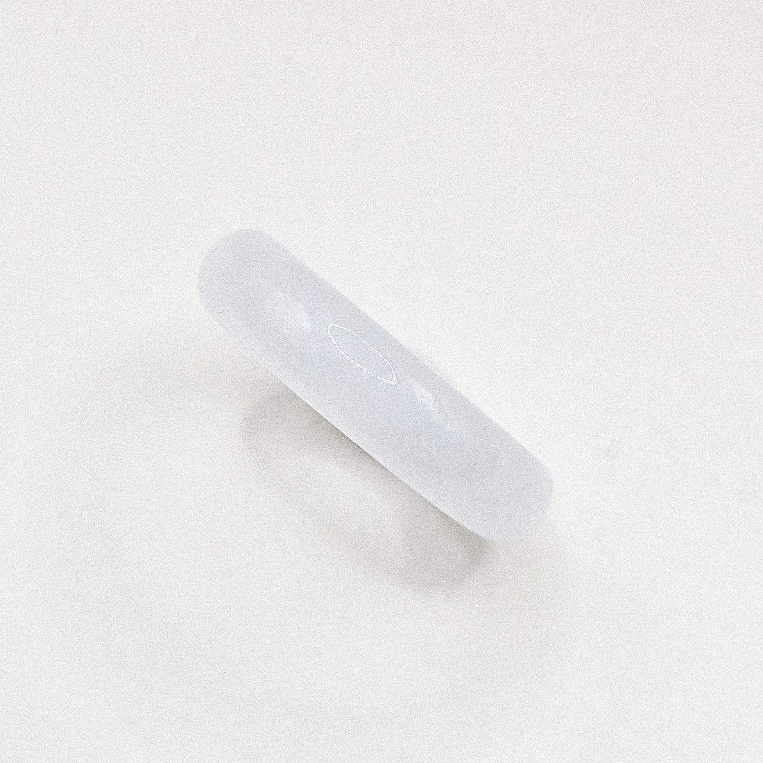 Natural White Jade Ring