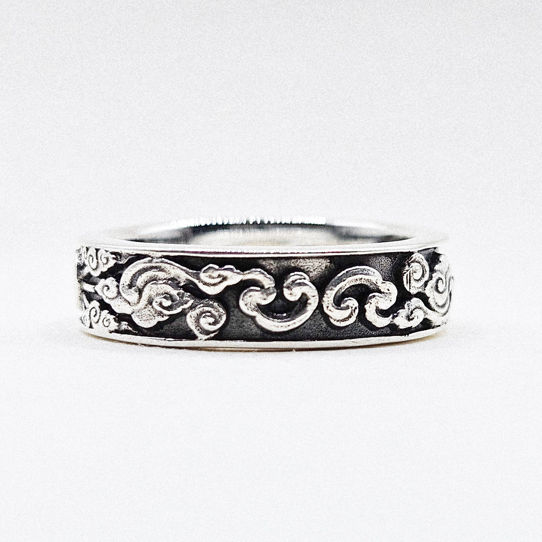 Sun In The Clouds Silver Ring