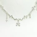 Flower Bubble Silver Necklace