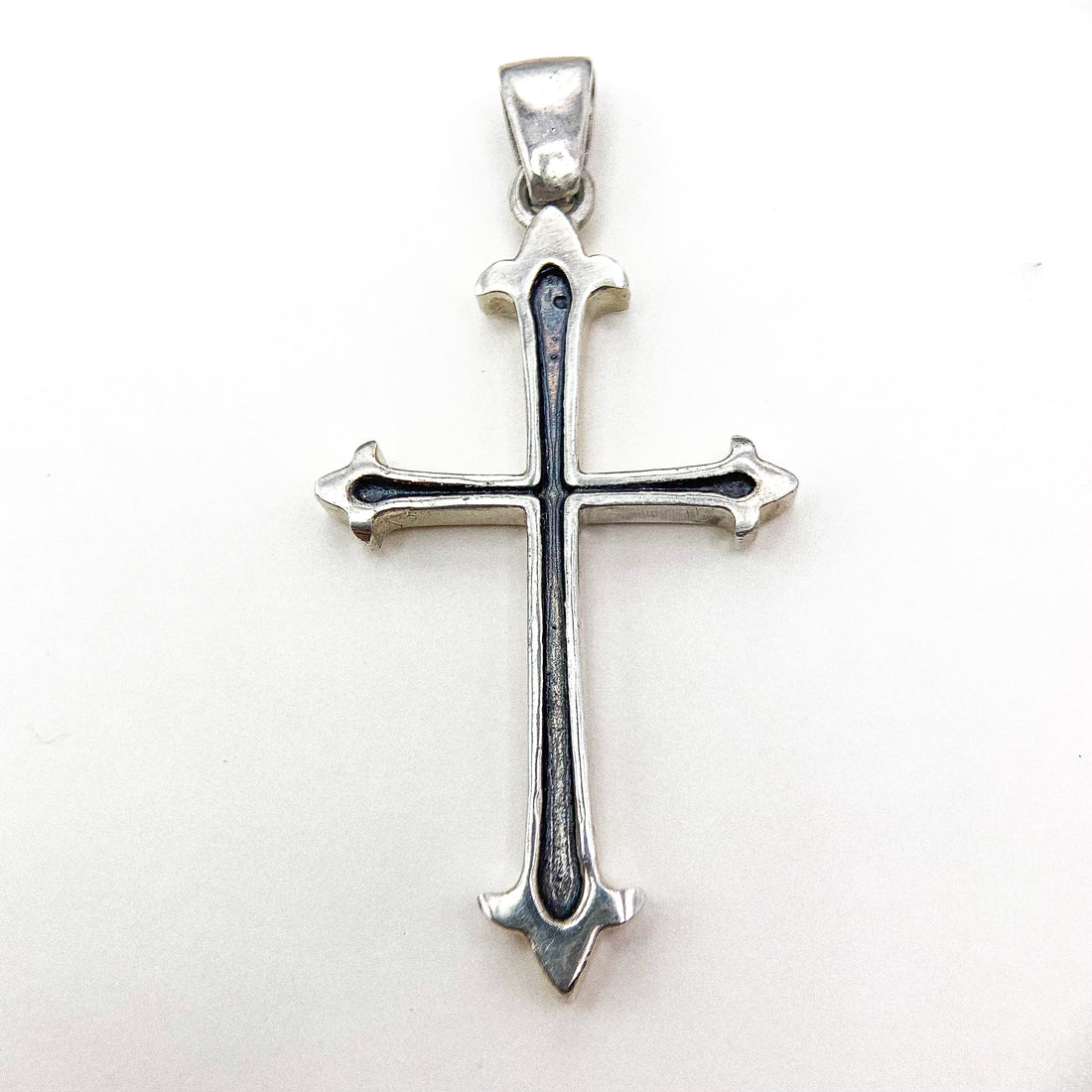 Sacred Edge Small Cross Pendant