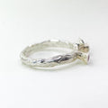 Trinity Orbit Silver Ring — detail view