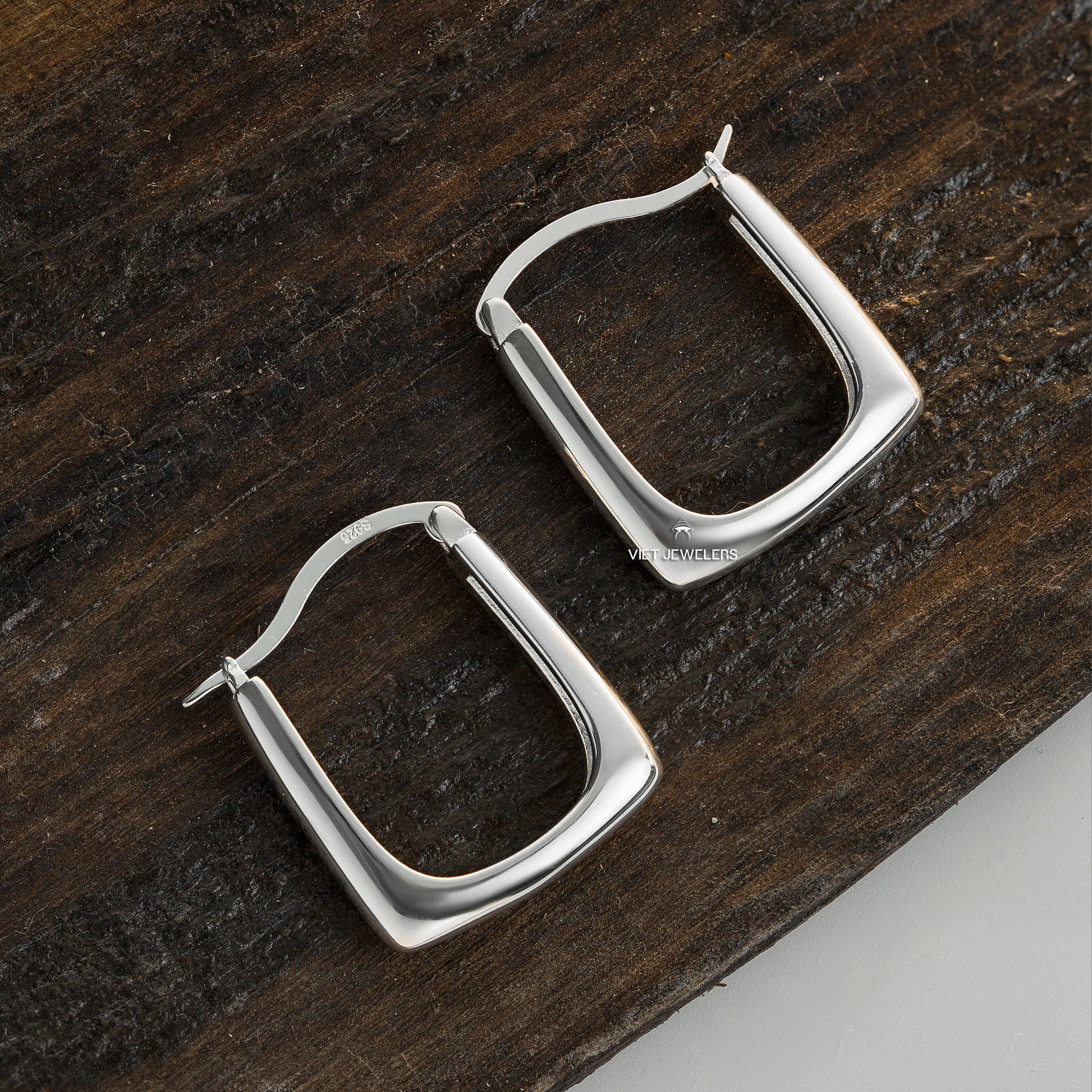 Big Square Ear Hoop