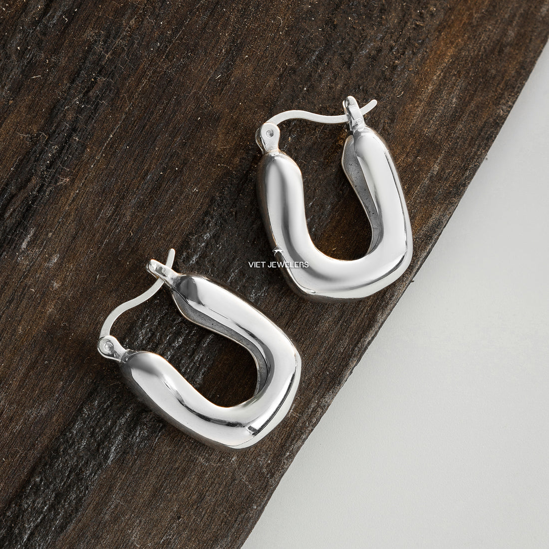 Bubble U Shape Ear Hoop
