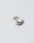 Silver Ring: Silk Wrap