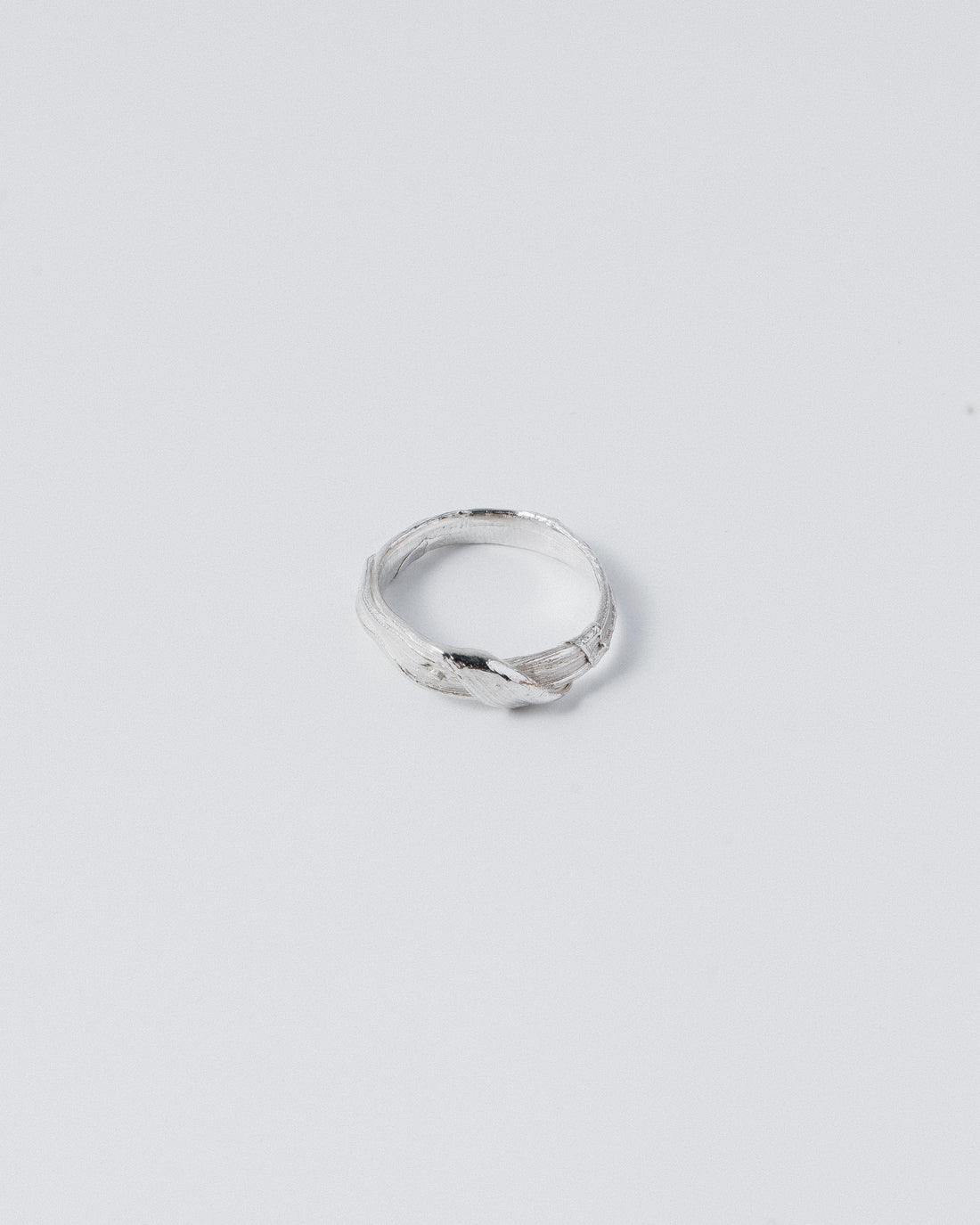 Silver Ring: Velvet Loop