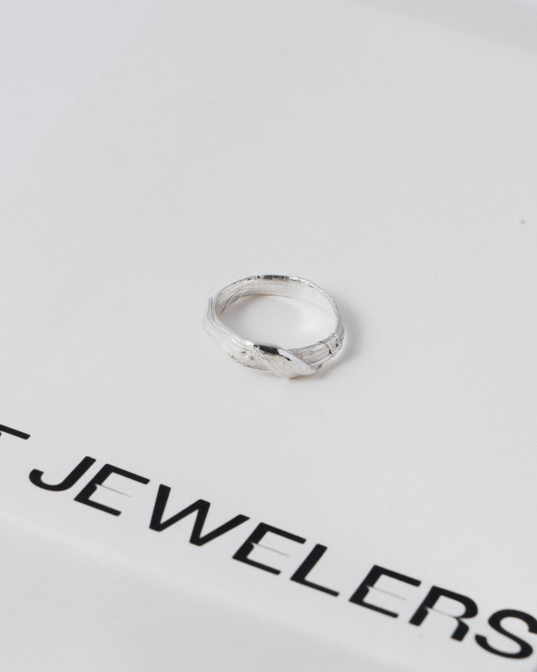 Silver Ring: Velvet Loop