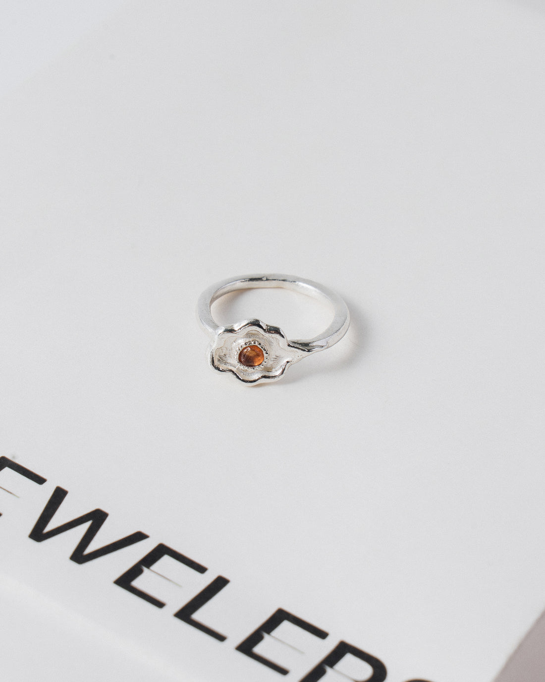 Silver Ring: Solar Bloom